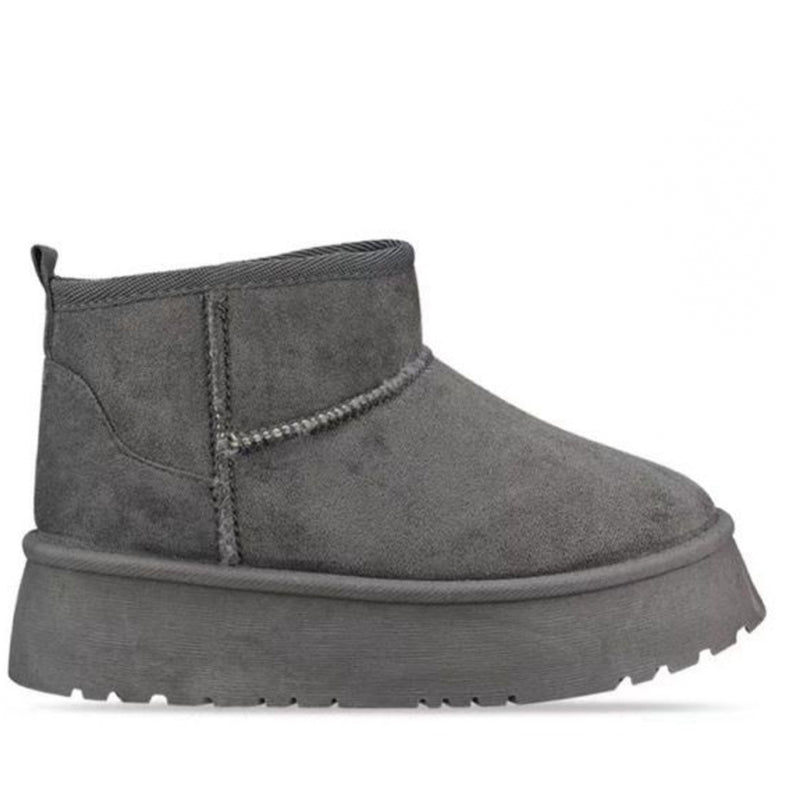 SHOES Chloe Dame bamsestøvler Ta-236 Shoes Grey