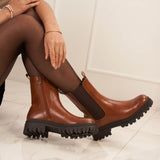 SHOES Christine dame støvle 1689 Restudsalg Camel