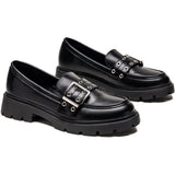 SHOES Cleo dame loafers 77-652 Shoes Black