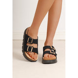 SHOES Crystal dame sandaler 2162 Shoes Black