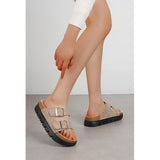 SHOES Crystal dame sandaler 2162 Shoes Taupe