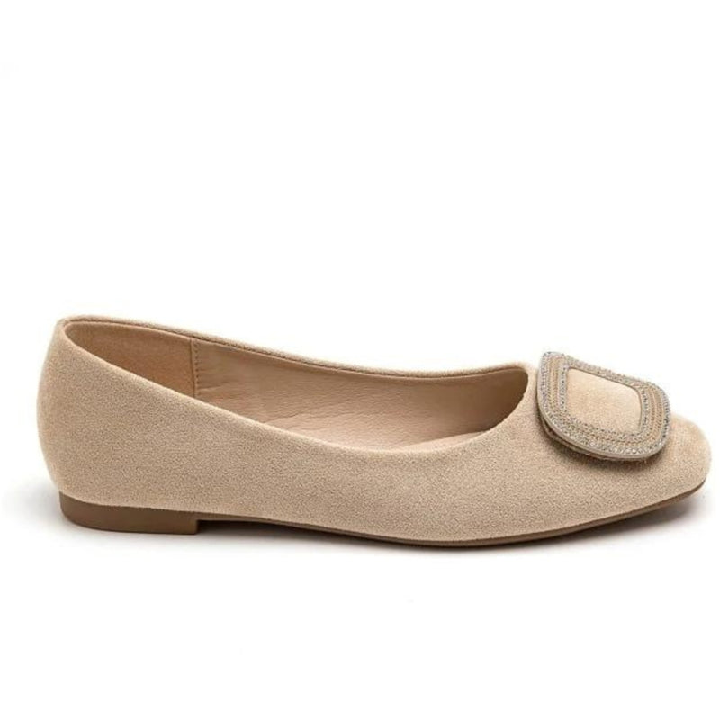 SHOES Vigga dame ballerinasko 5500 Shoes Beige