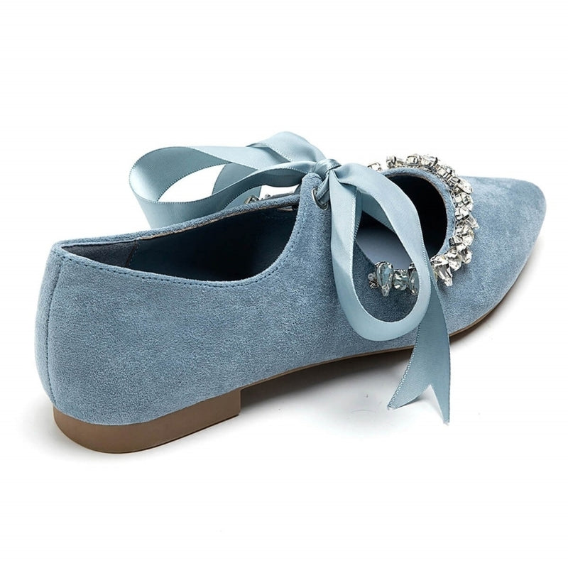 SHOES Lisa dame ballerinaer 8080 Shoes Blue