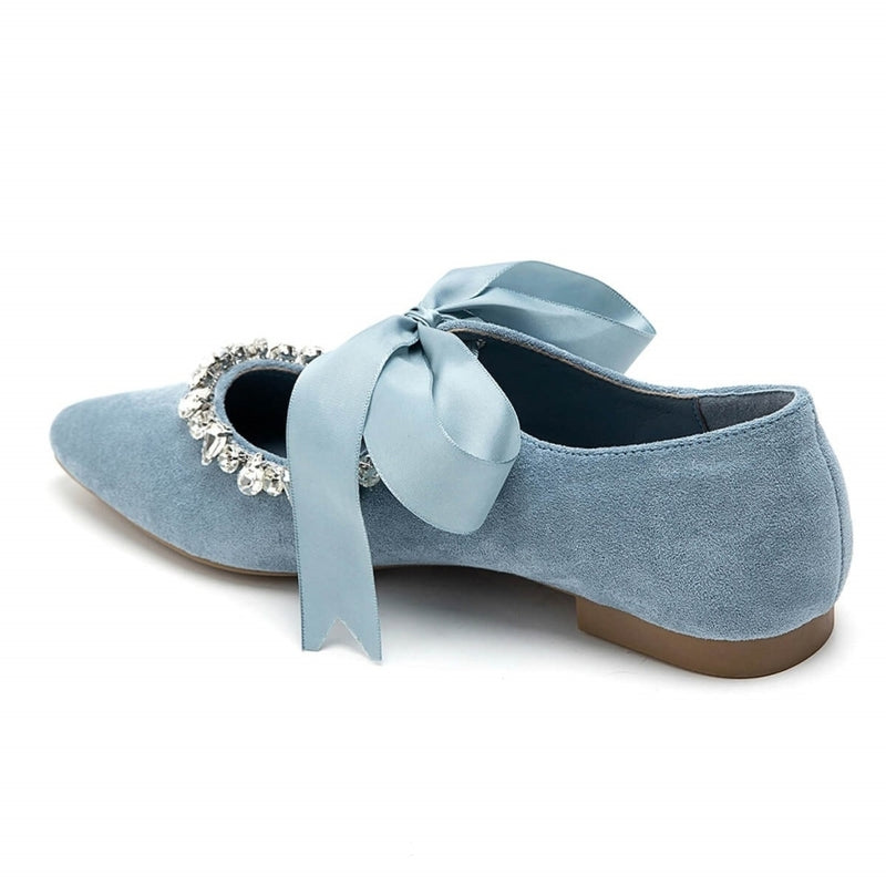 SHOES Lisa dame ballerinaer 8080 Shoes Blue