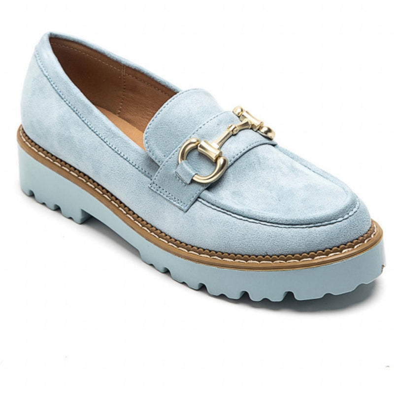 SHOES Leah Dame loafers 1777 Shoes Blue