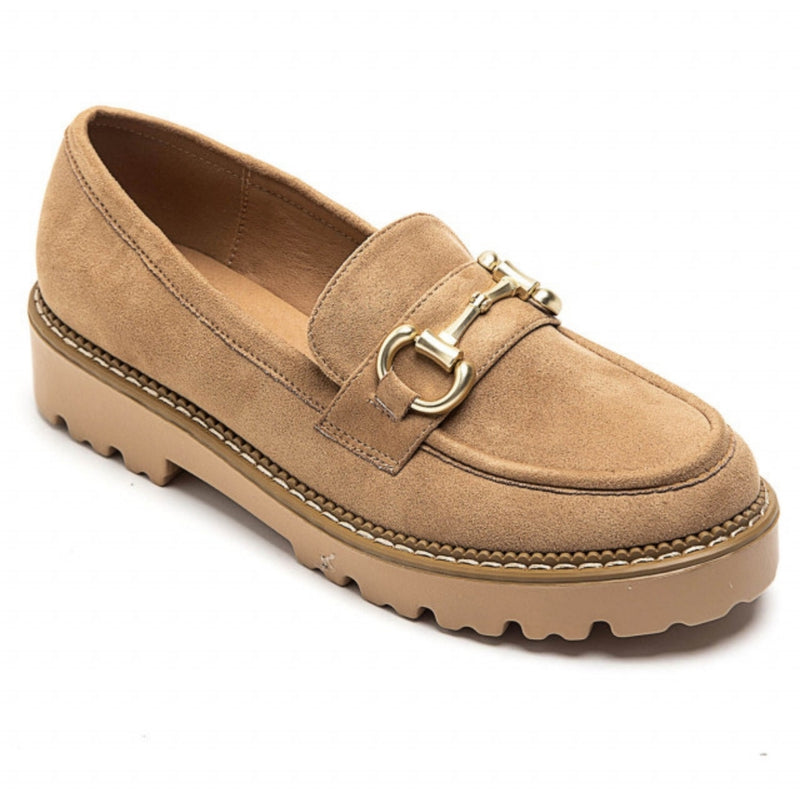 SHOES Leah Dame loafers 1777 Shoes Camel