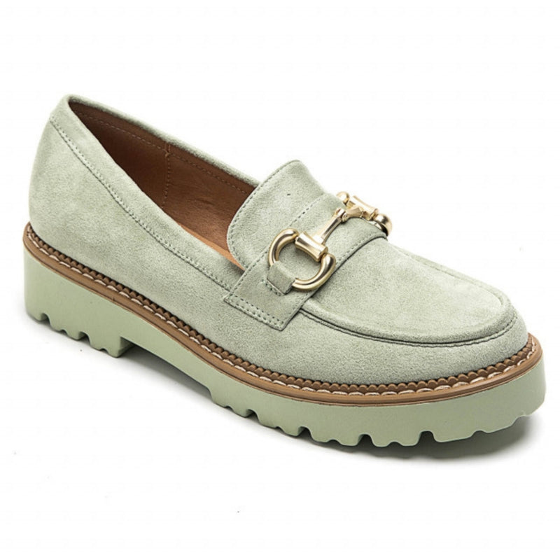 SHOES Leah Dame loafers 1777 Shoes Green