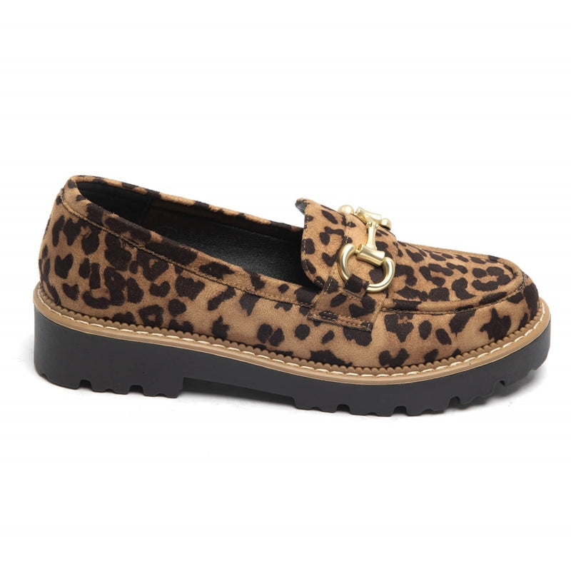 SHOES Lucia Dame loafers 1801 Shoes Leopard