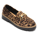 SHOES Lucia Dame loafers 1801 Shoes Leopard