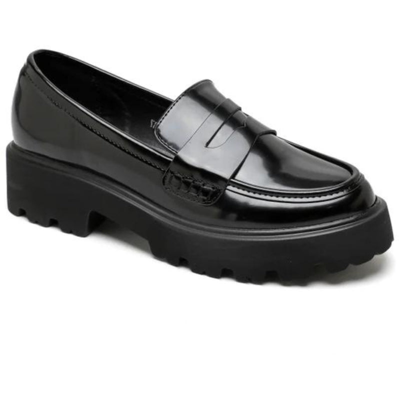SHOES Loa Dame loafers 77-468 Restudsalg Black