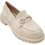 SHOES Lissa dame loafers HX20 Shoes Beige