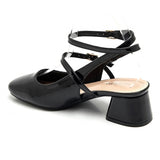 SHOES Inge dame ballerina med hæl 3214 Shoes Black