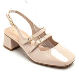 SHOES Mille Dame plateau 3215-1 Shoes Nude