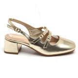 SHOES Alva Dame balleriner 3215 Shoes Gold