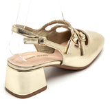 SHOES Alva Dame balleriner 3215 Shoes Gold