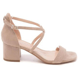 SHOES Viggi dame plateau 6895 Shoes Khaki