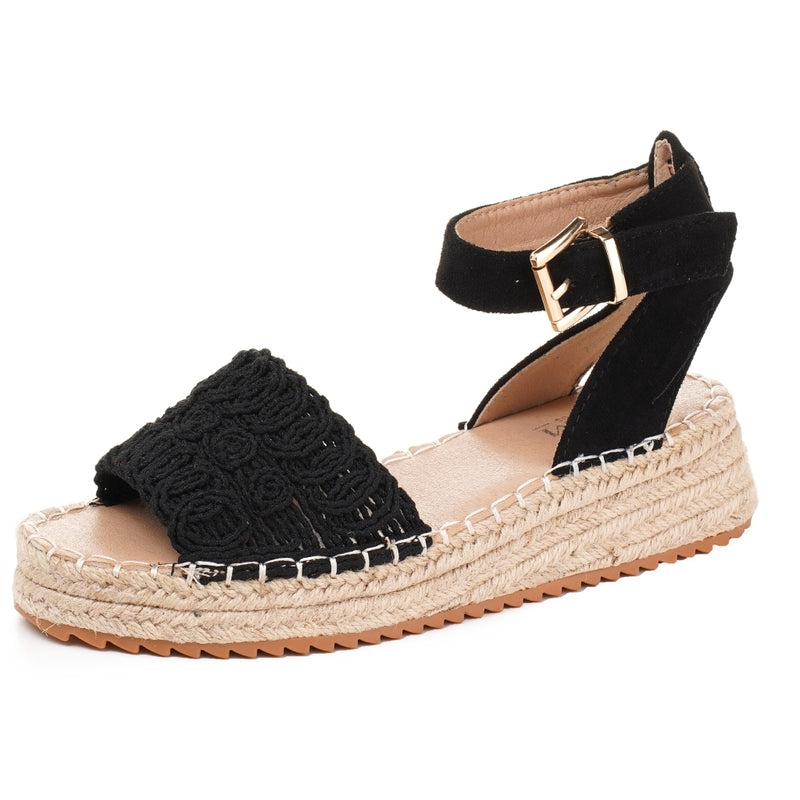 SHOES Eline dame sandal 77-529 Shoes Black