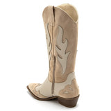 SHOES Abby Dame cowboystøvle 9632A Shoes Beige