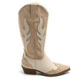 SHOES Abby Dame cowboystøvle 9632A Shoes Beige