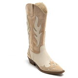 SHOES Abby Dame cowboystøvle 9632A Shoes Beige