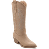 SHOES Dina dame støvler 6398A Shoes Kaki