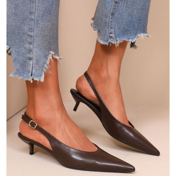SHOES Eila dame stiletter H8-1021E Shoes Brown