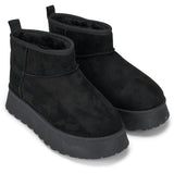 SHOES Elodie dame bamsestøvler 2564 Restudsalg Black