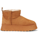 SHOES Elodie dame bamsestøvler 2564 Shoes Camel