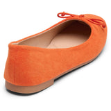 SHOES Florence dame ballerina sko DS-1A18 Shoes Orange