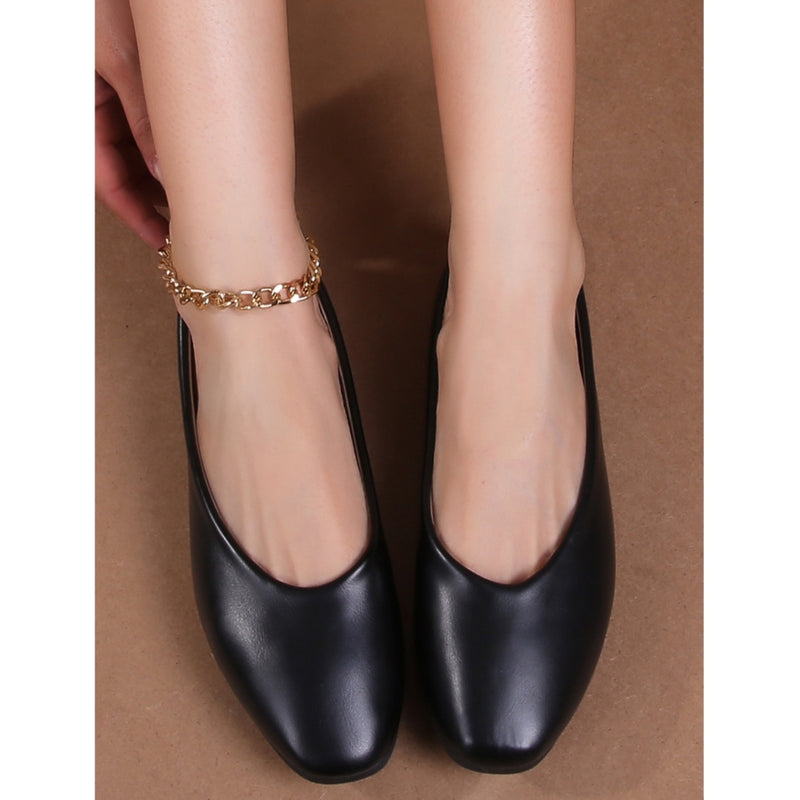 SHOES Grace dame ballerina sko C15 Shoes Black