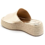 SHOES Hailey plateau sandaler 5937 Shoes Gold