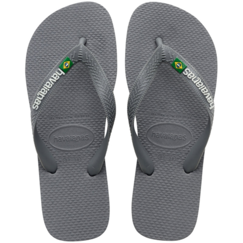 HAVAIANAS Havaianas Slippers Unisex Brazil Logo 4110850 Shoes Steel Grey