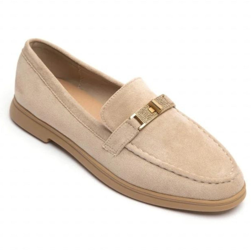 SHOES Jessi Dame loafers 6677 Shoes Khaki