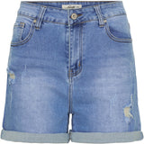 Jewelly Jewelly dame shorts JW716 Shorts Denim