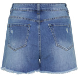 Jewelly Jewelly dame shorts JW717 Shorts Denim