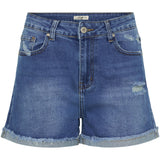 Jewelly Jewelly dame shorts JW720 Shorts Denim