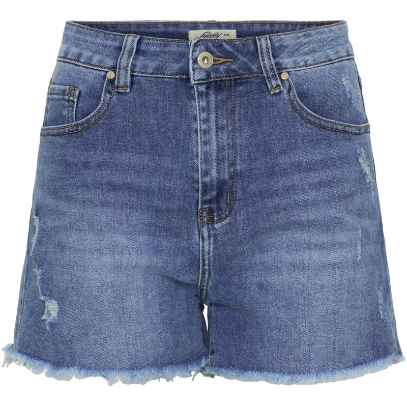 Jewelly Jewelly dame shorts JW722 Shorts Denim