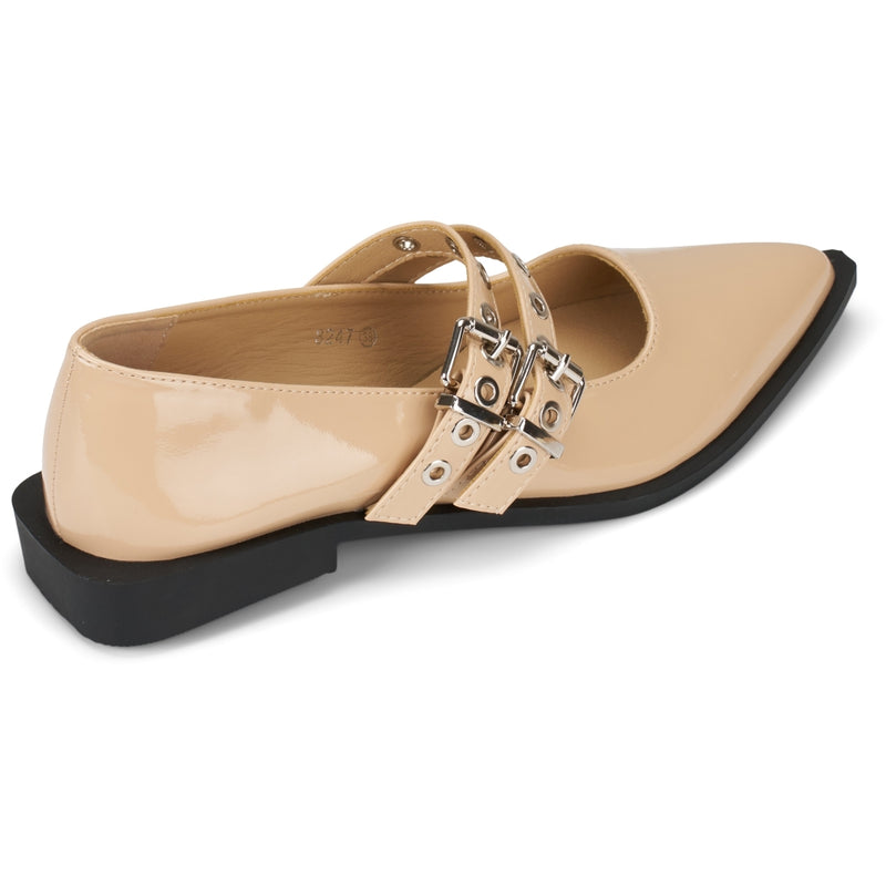 SHOES Josette dame sko 8247 Shoes Beige