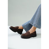 SHOES Kamma dame loafers 9280 Shoes Brown