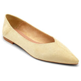 SHOES Kimberly dame ballerina 9799 Shoes Yellow