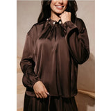Liberté LIBERTÉ Dame Bluse Pip Blouse Dark Brown