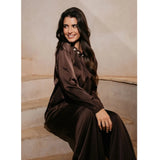Liberté LIBERTÉ Dame Bluse Pip Blouse Dark Brown