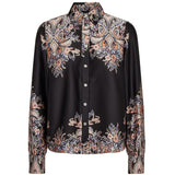 Liberté LIBERTÉ Dame Skjorte Wennise Shirt Black Paisley