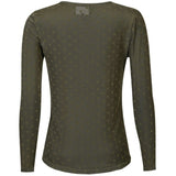 Liberté LIBERTÉ dame MESH DOT T-shirt ARMY MEDIUM DOT