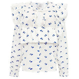 Liberté LIBERTE dame bluse HEATHER 22165 Blouse WHITE BLUE CHERRY