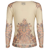 Liberté LIBERTÉ dame bluse MESH Blouse Creme paisley