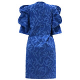 Liberté LIBERTÉ dame kjole WINNIE Dress JACQUARD BLUE