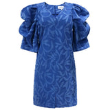 Liberté LIBERTÉ dame kjole WINNIE Dress JACQUARD BLUE