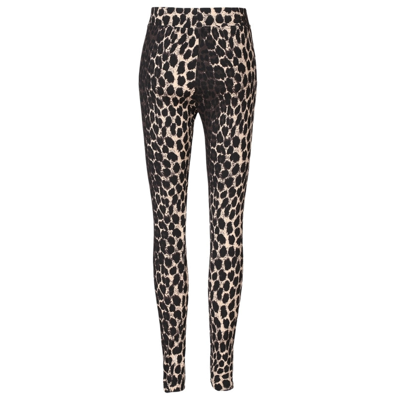 Liberté LIBERTÉ dame leggings ALMA FLEECE Leggins DARK BROWN LUX LEO