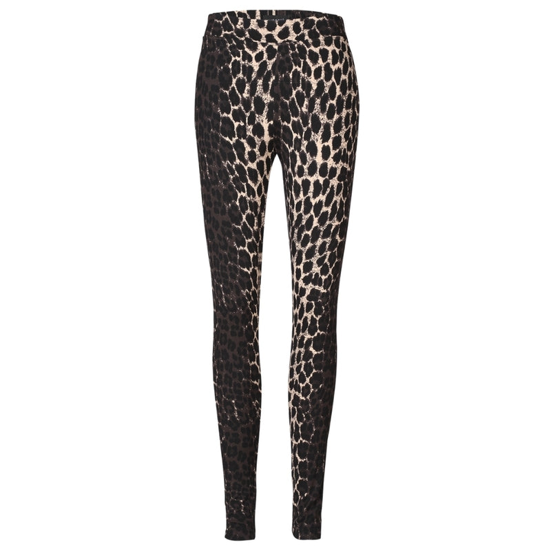 Liberté LIBERTÉ dame leggings ALMA FLEECE Leggins DARK BROWN LUX LEO